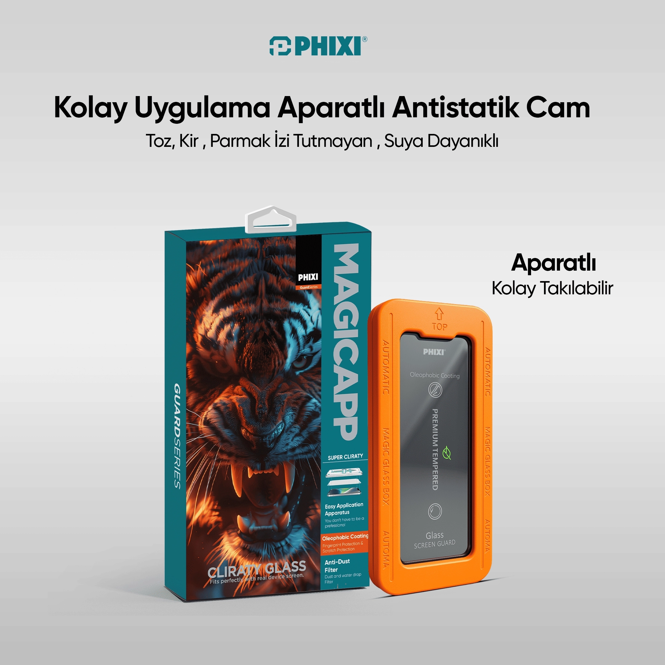 PHİXİ MAGİCAPP APARATLI HD EKRAN KORUMA