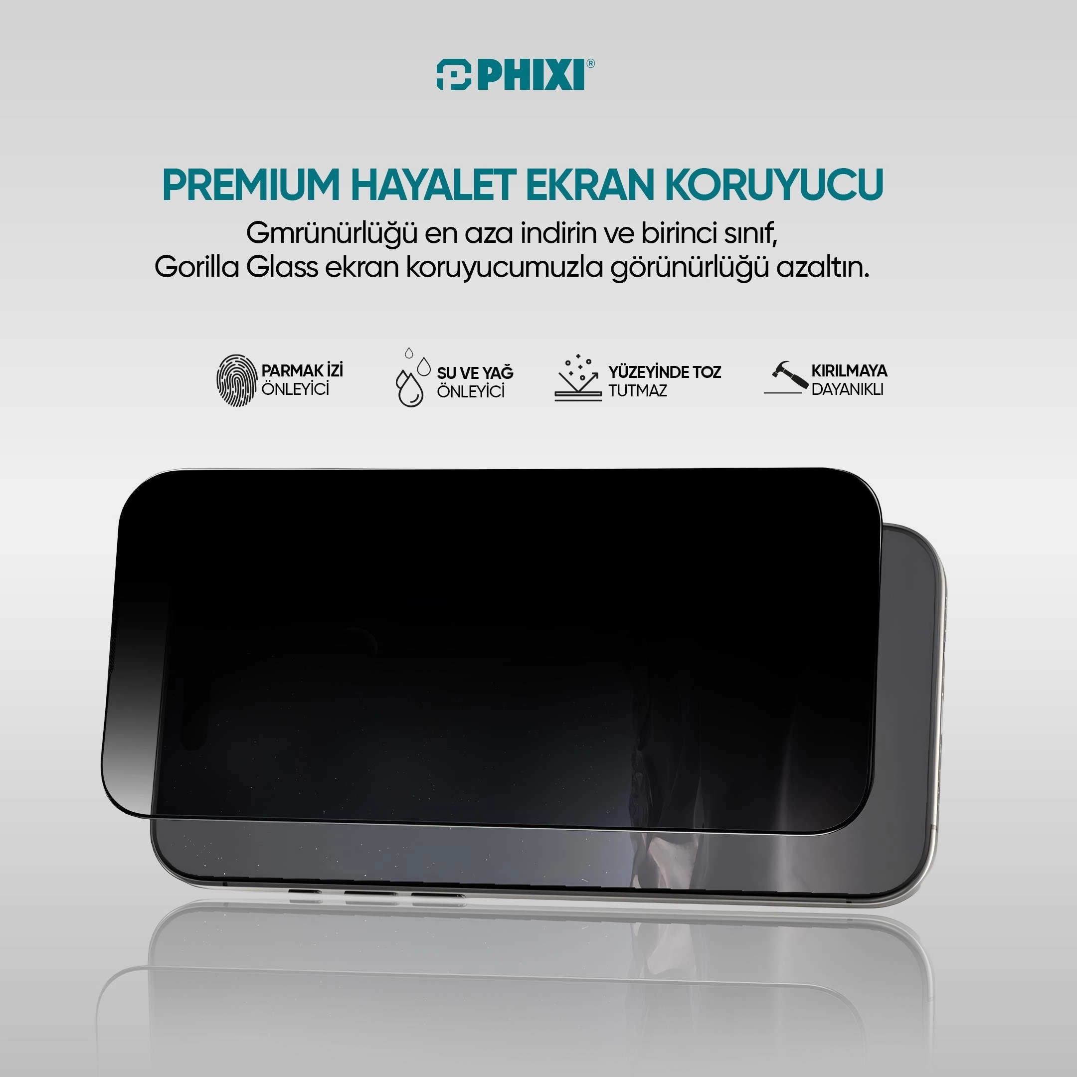 PHİXİ GORİLLA GUARD PRİVACY (HAYALET) EKRAN KORUMA