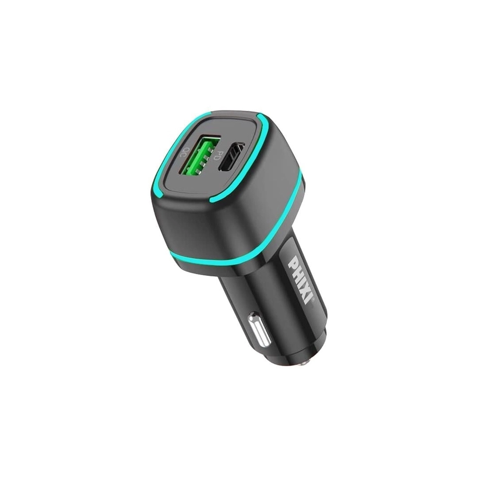PHİXİ QCC4138B 3.0A PD/USB ARAÇ ŞARJ ADAPTÖR