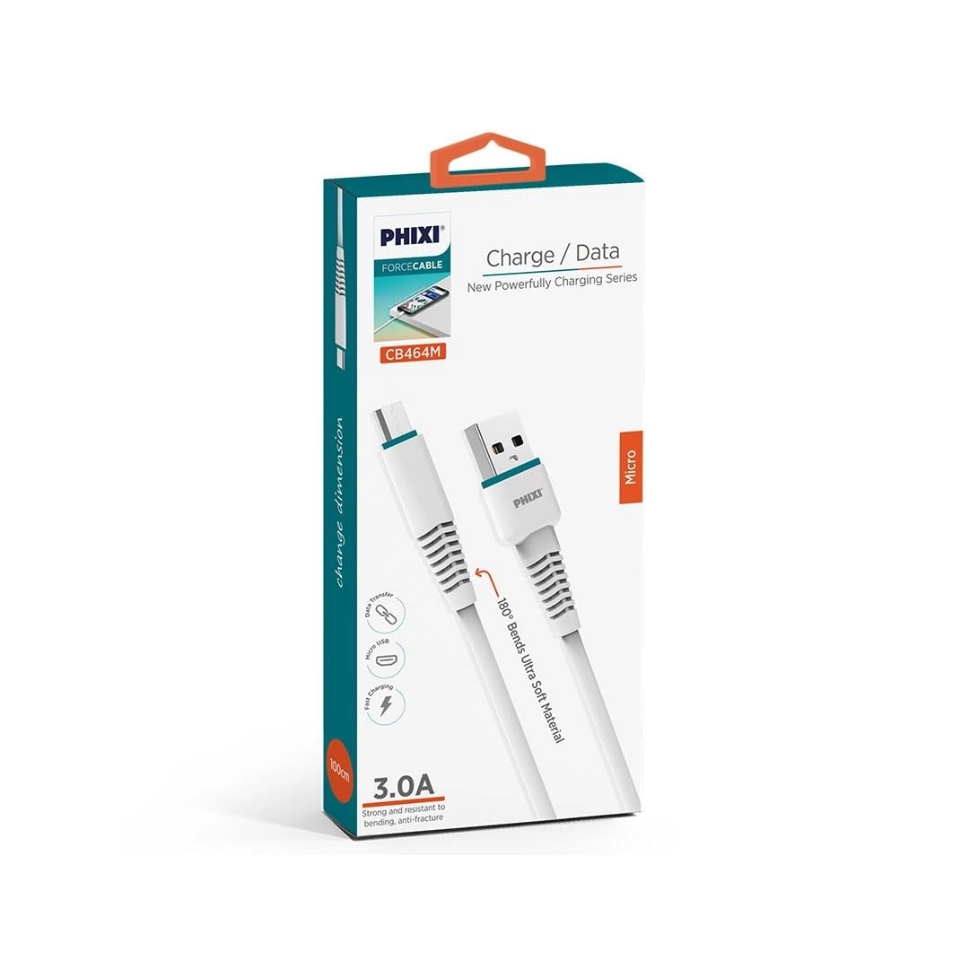 PHİXİ CB464M 3.0A MİCRO USB KABLO