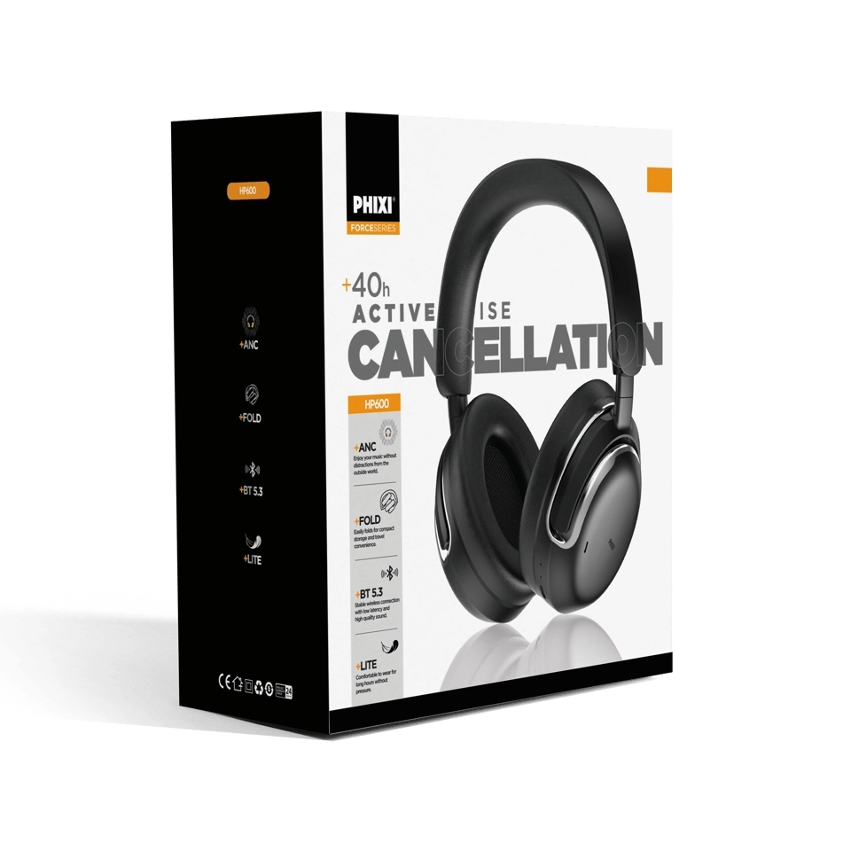 PHİXİ HP600 (ANC+)  KAFAÜSTÜ BLUETOOTH KULAKLIK