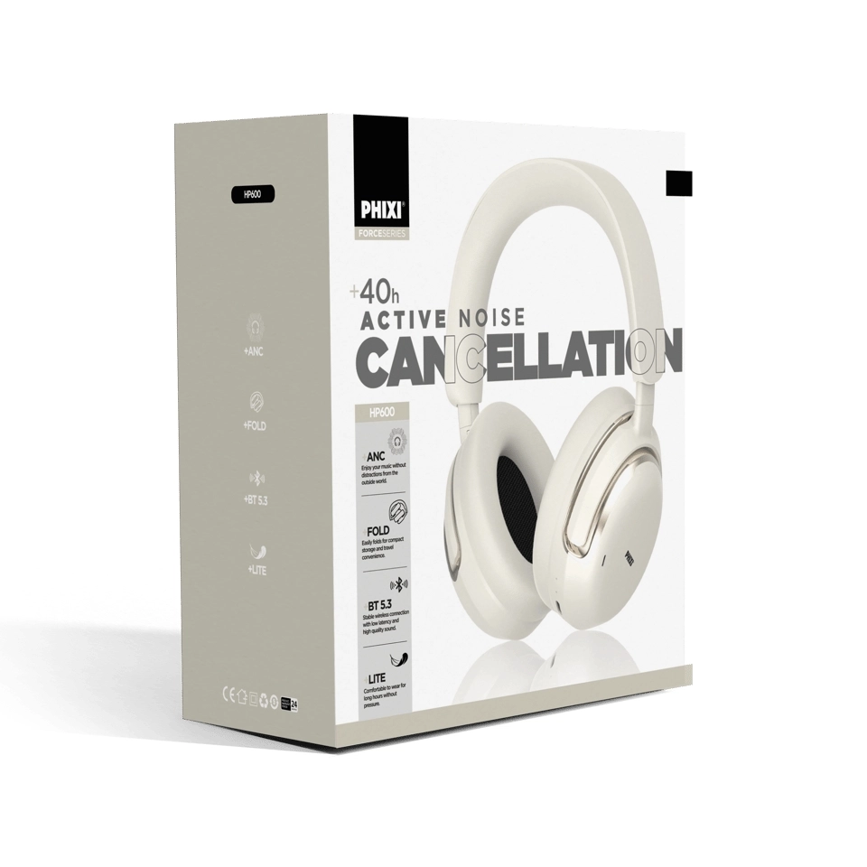 PHİXİ HP600 (ANC+)  KAFAÜSTÜ BLUETOOTH KULAKLIK