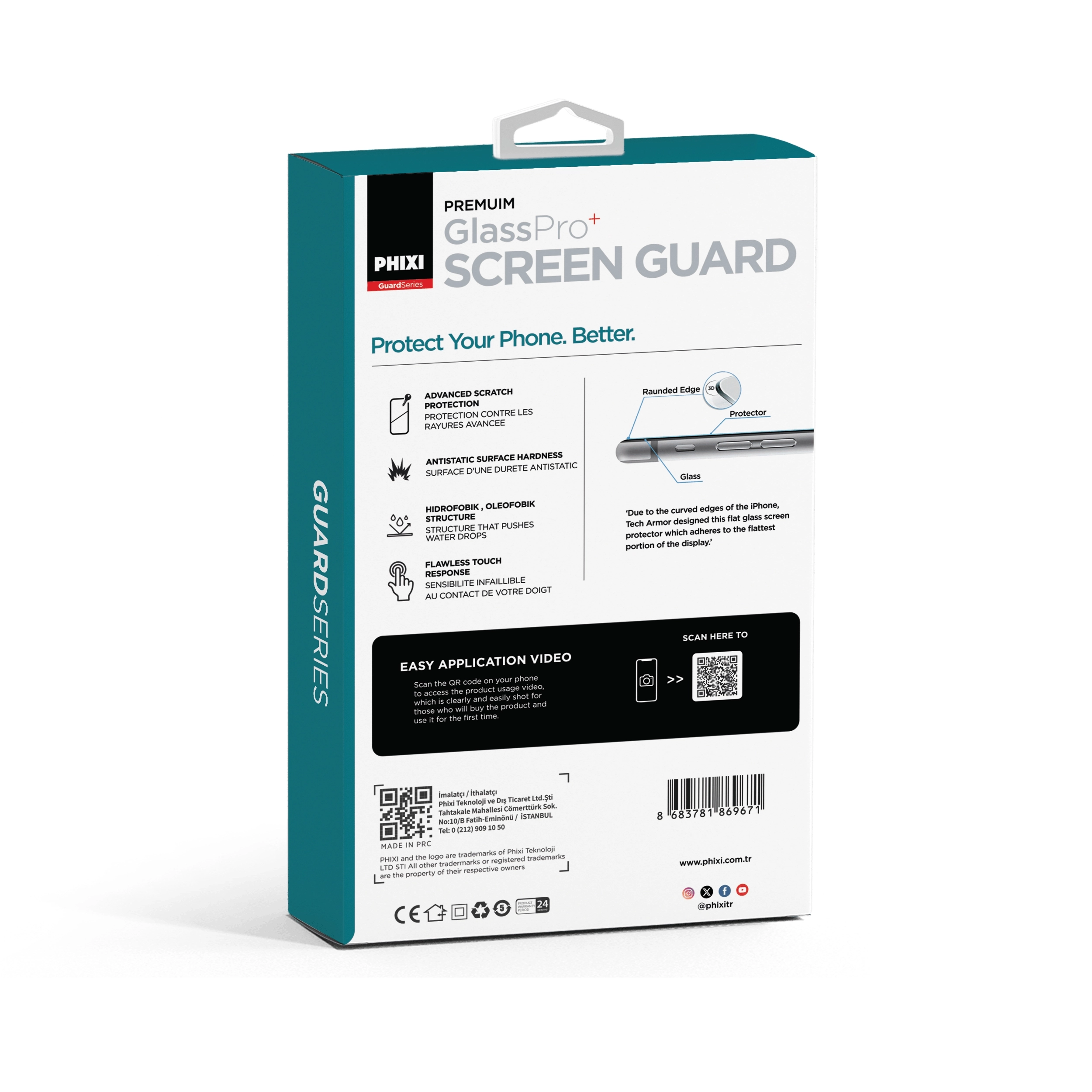 PHİXİ GORİLLA GUARD PRİVACY (HAYALET) EKRAN KORUMA