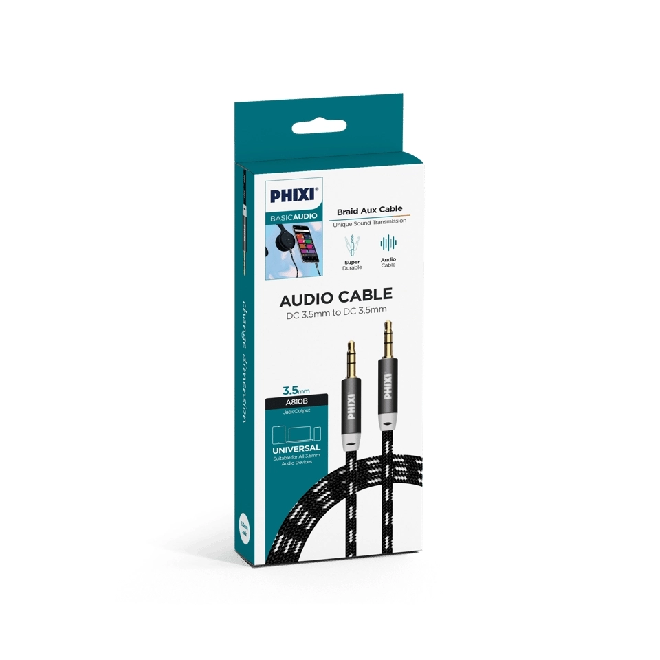 PHİXİ A810 HASIR 3.5mm AUX KABLO