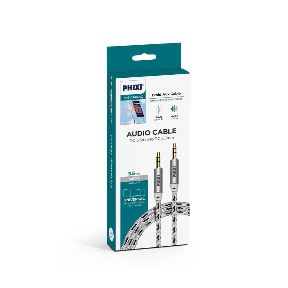 PHİXİ A810 HASIR 3.5mm AUX KABLO