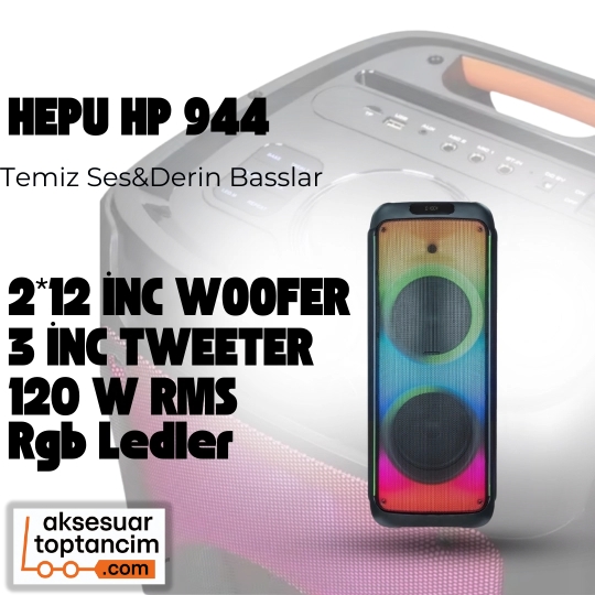 HEPU HP-944 BLUETOOTH EXTRA BASS HOPARLÖR