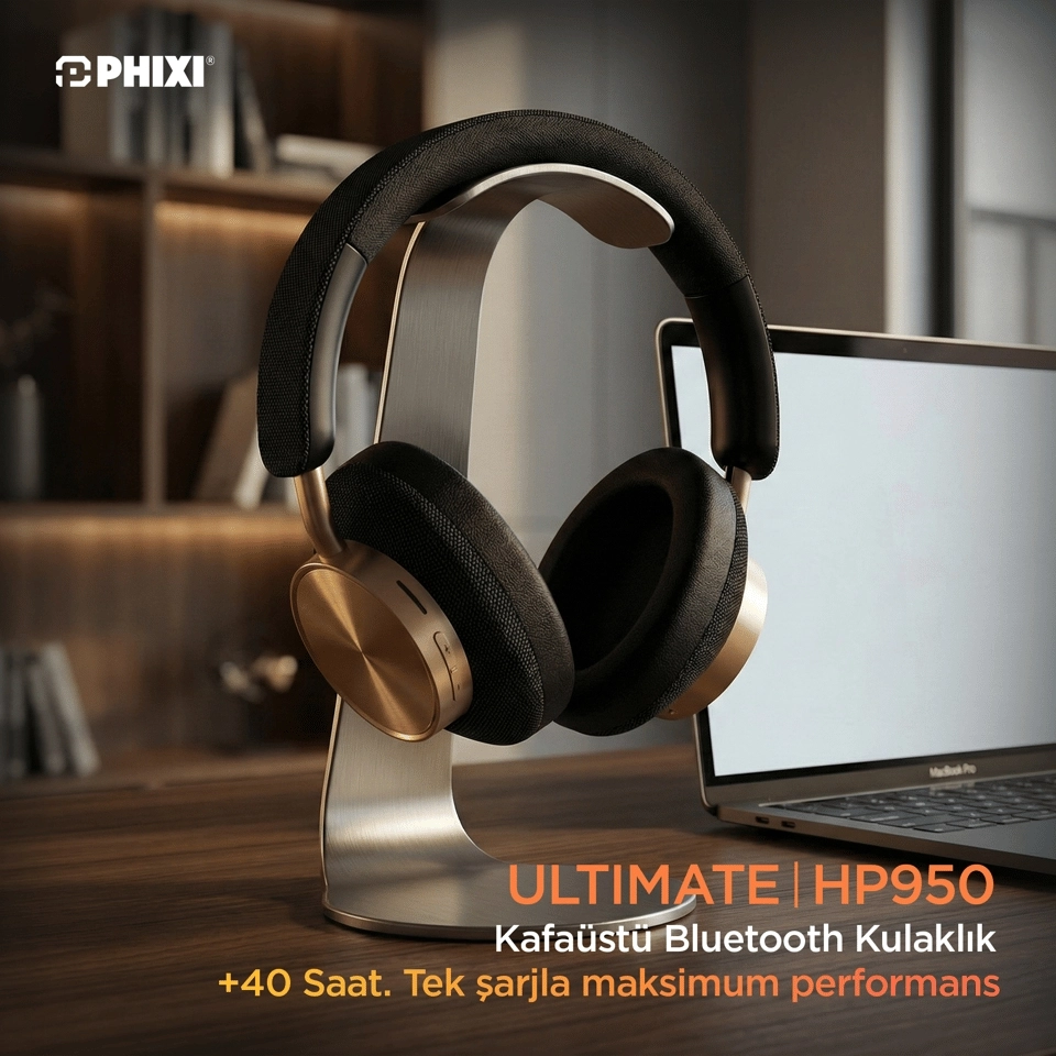 PHİXİ HP950 (ANC+) KAFAÜSTÜ BLUETOOTH KULAKLIK