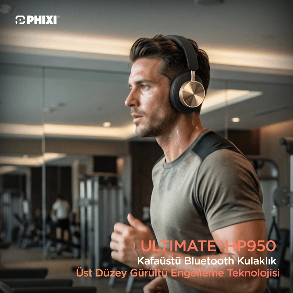 PHİXİ HP950 (ANC+) KAFAÜSTÜ BLUETOOTH KULAKLIK