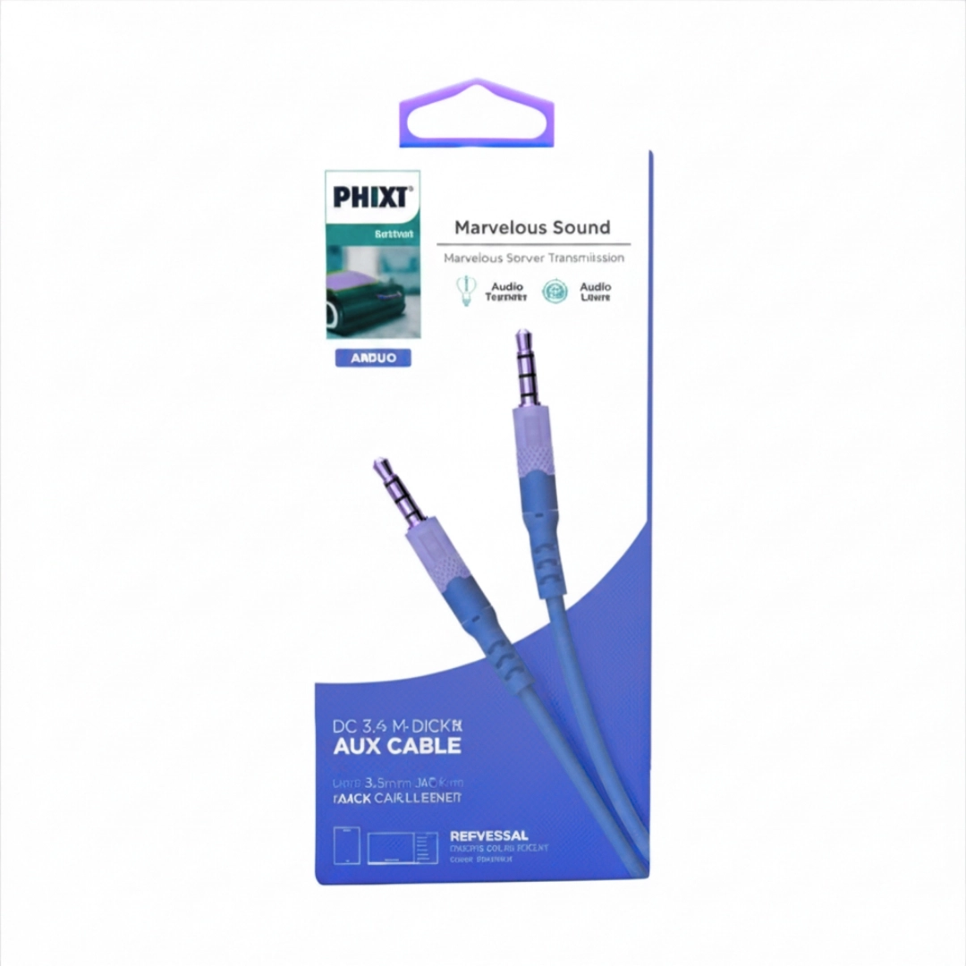 PHİXİ A852 SİLİKON AUX KABLO