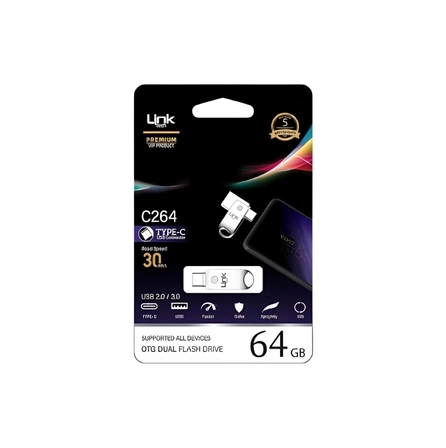 LİNKTECH C264 TYPE-C 64GB FLASH BELLEK