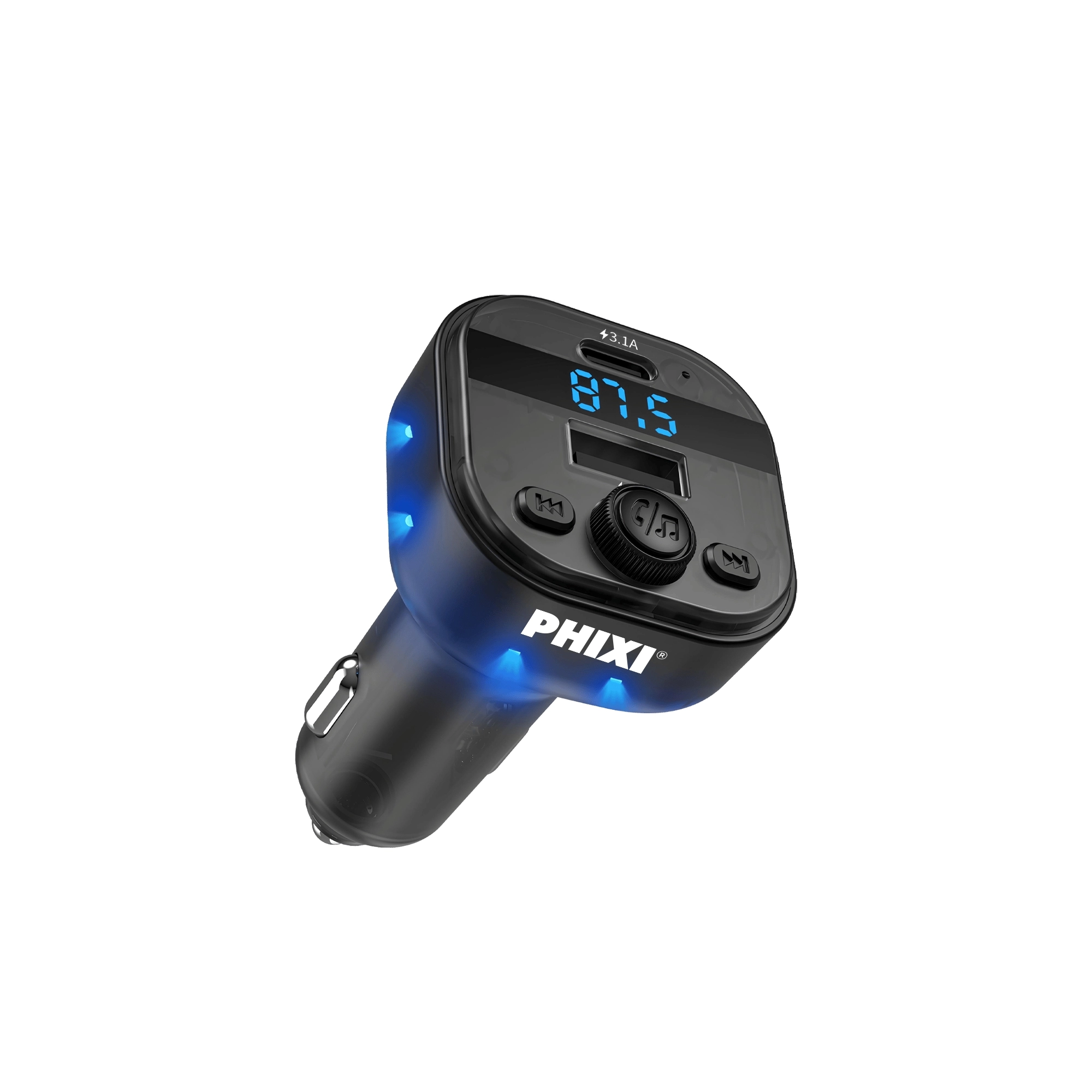 Phixi FM15 Transmıtter Wireless Radio Adapter Car Kit