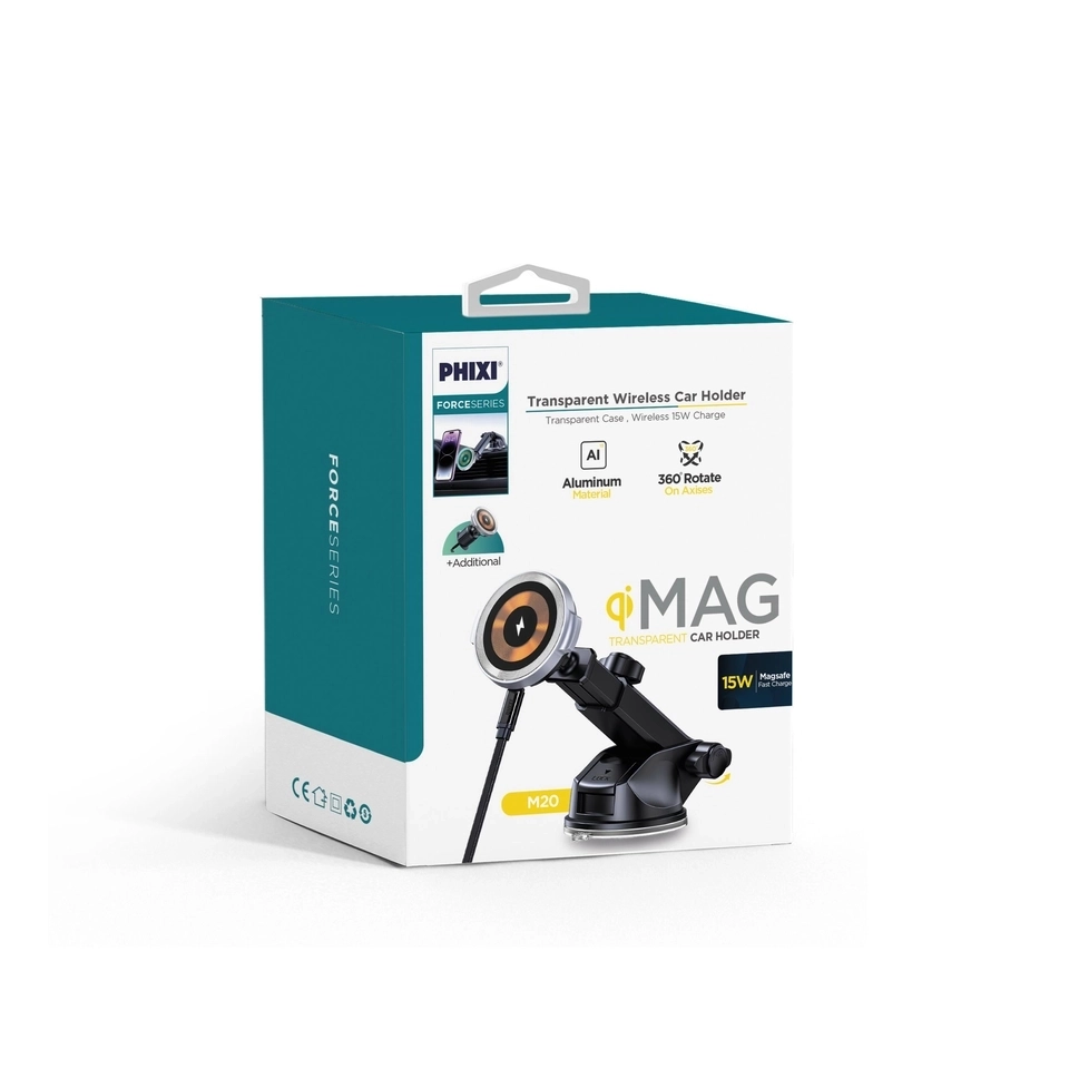PHİXİ M20 MAGSAFE ARAÇ ŞARJ & TUTUCU