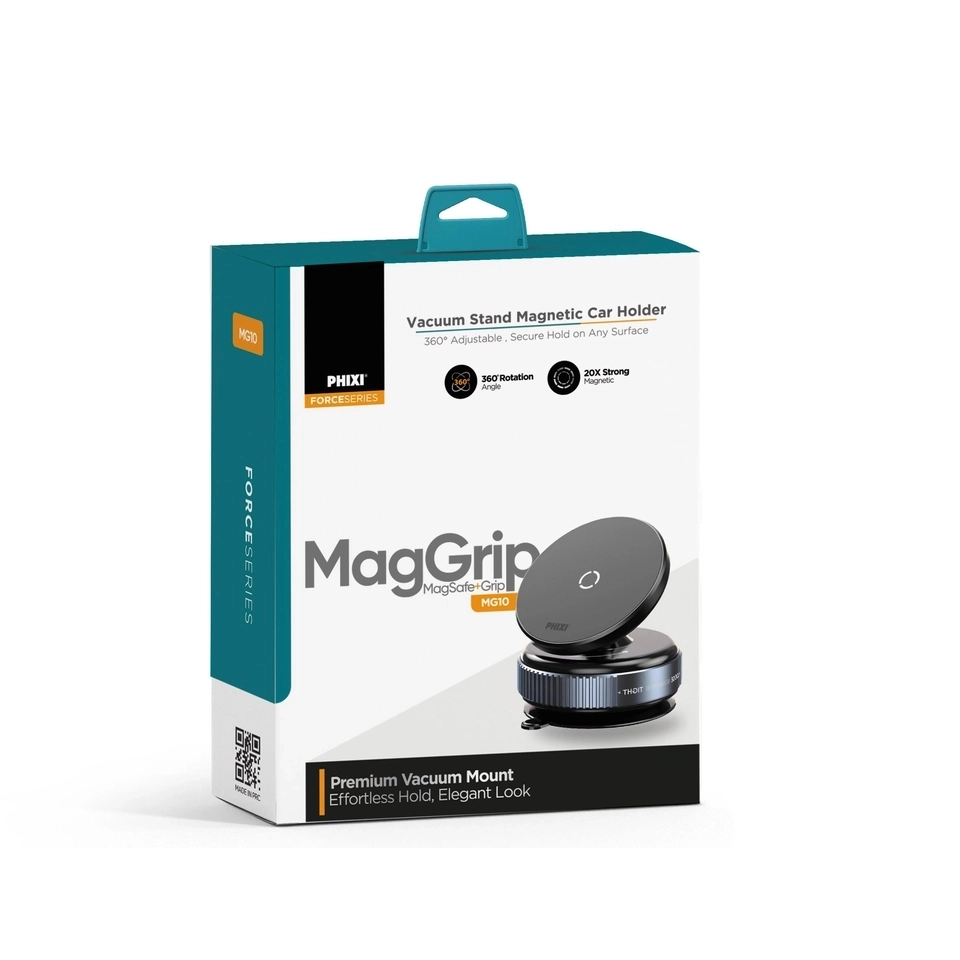 PHİXİ MG10 MAGGRİP VAKUMLU MAGSAFE ARAÇ TUTUCU