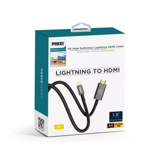 PHİXİ HD17 LİGHTNİNG TO HDMI KABLO