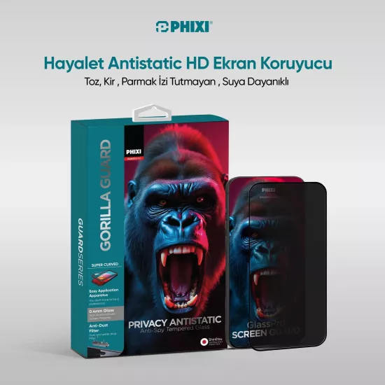 PHİXİ GORİLLA GUARD PRİVACY (HAYALET) EKRAN KORUMA
