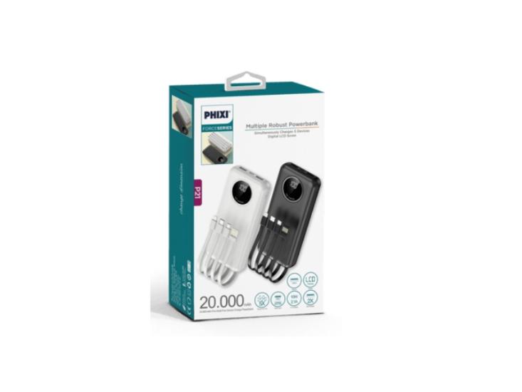 P21 - 20.000mAh KABLOLU POWERBANK