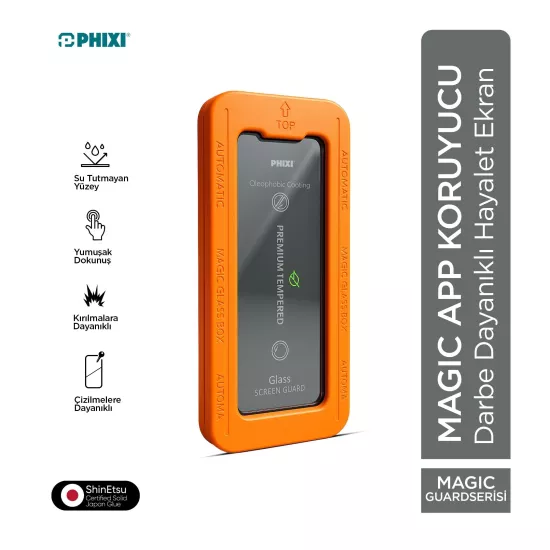 PHİXİ MAGİCAPP PRİVACY (HAYALET) APARATLI EKRAN KORUMA