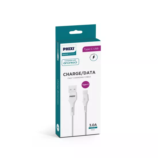 PHİXİ CB410T 3.0A TYPE-C USB KABLO