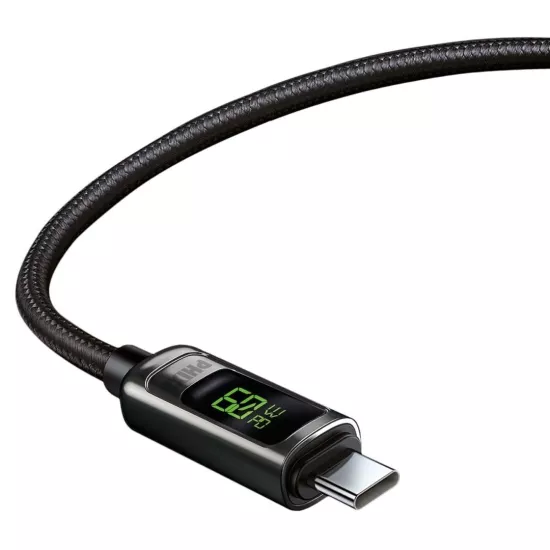 PHİXİ UPD4160T 60W LCD GÖSTERGELİ HASIR TYPE-C TO TYPE-C KABLO