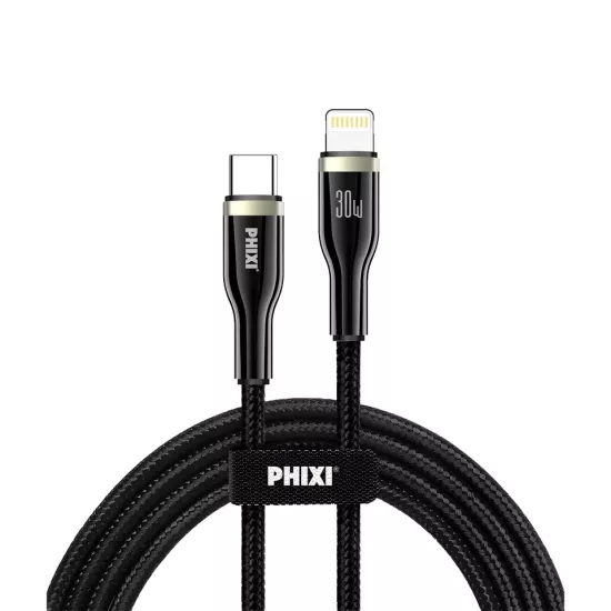 PHİXİ UPD4170L 30W TYPE-C TO LİGHTNİNG KABLO
