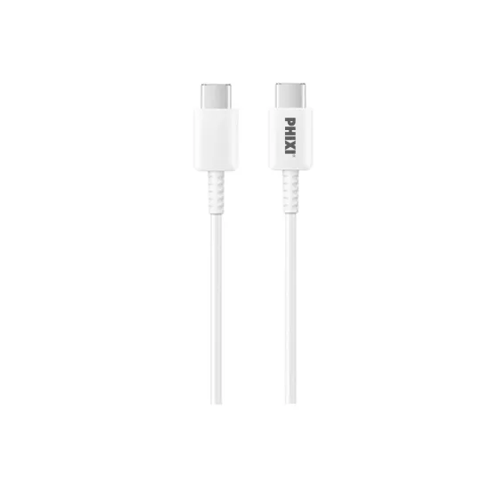 PHİXİ CB460W 60W USB-C TO USB-C BEYAZ KABLO