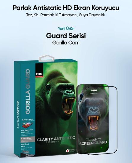 iPhone 16 Pro GORİLLA GUARD ANTİSTATİC CAM EKRAN KORUYUCU