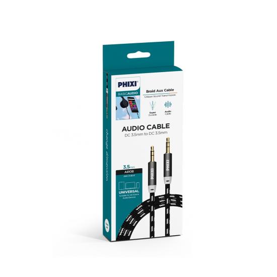 Hasır Örgü 3.5mm Aux Kablo
