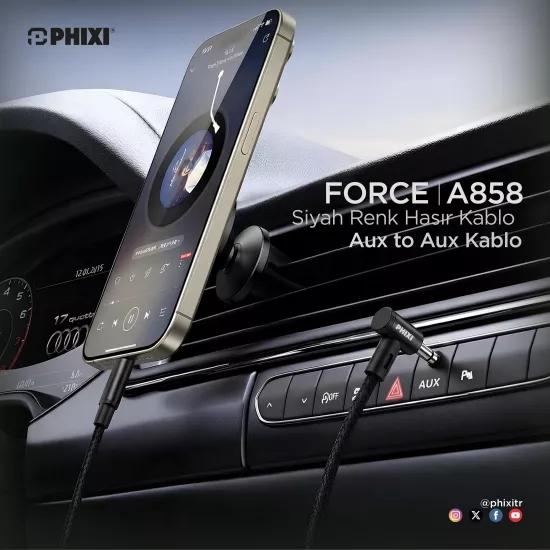 PHİXİ A858 3.5MM L TİP AUX KABLO