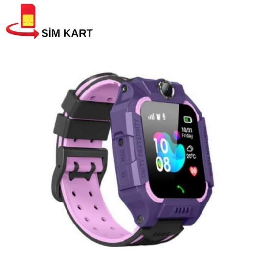 Z6 SİM KART DESTEKLİ 2G AKILLI ÇOCUK TAKİP SAATİ