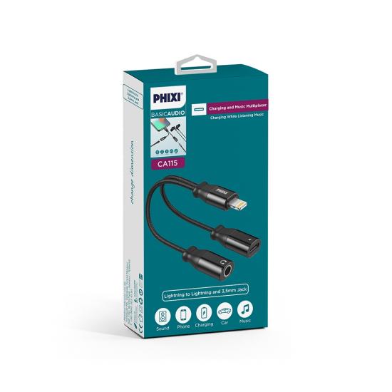 CA115 LİGHTNİNG TO  3,5mm VE LİGHTNİNG DÖNÜŞTÜRÜCÜ