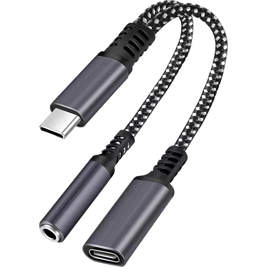 PHİXİ CA116 TYPE-C TO TYPE-C AND AUX KABLO