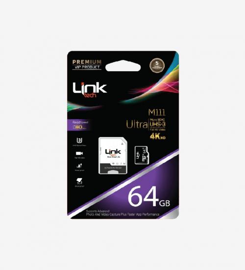 LİNKTECH 64GB ADAPTÖRLÜ HAFIZA KARTI