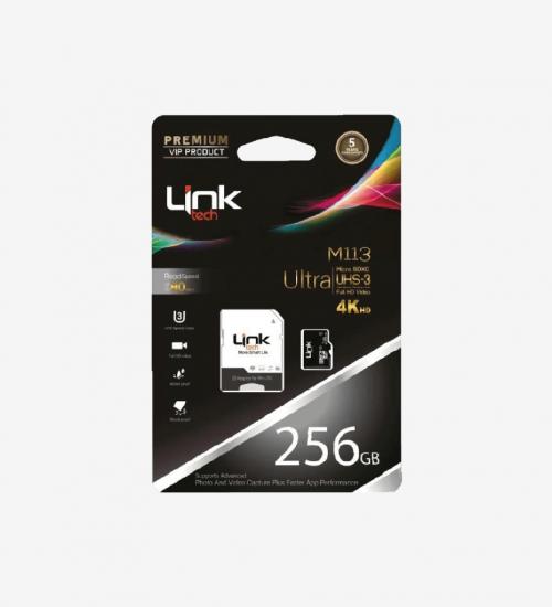 LİNKTECH 256GB ADAPTÖRLÜ HAFIZAKARTI