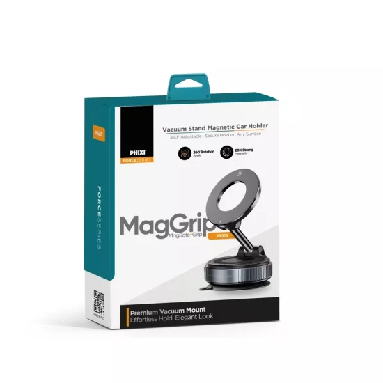 PHİXİ MG15 MAGGRİP VAKUMLU MAGSAFE ARAÇ TUTUCU