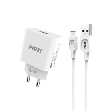 QCH251T Type-C USB Power IQ 10W / 2.1A Kablolu Şarj Cihazı
