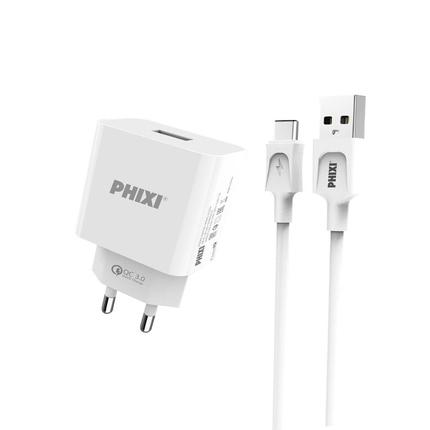QCH261T Power IQ Qualcomm 3.0 Hızlı Type-C USB Şarj Cihazı
