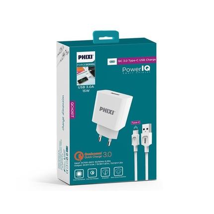 QCH261T Power IQ Qualcomm 3.0 Hızlı Type-C USB Şarj Cihazı