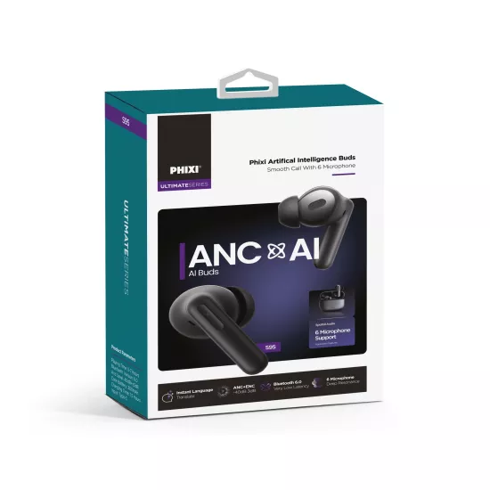 PHİXİ ULTIMATE S95 ANC-ENC YAPAY ZEKA DESTEKLİ BLUETOOTH KULAKLIK