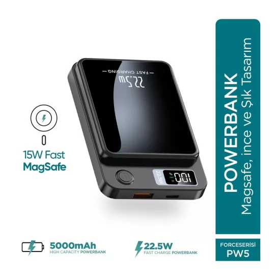 PHİXİ PW5 5.000MAH MAGSAFE POWERBANK