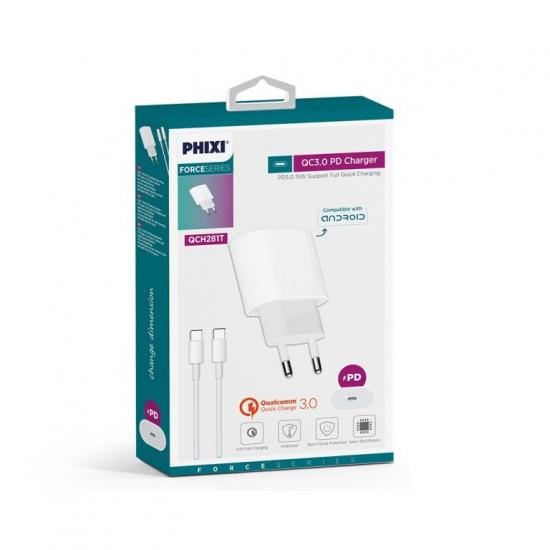 15W PD DESTEKLİ HIZLI TYPE-C ŞARJ CİHAZI