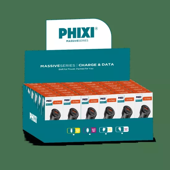 PHİXİ QCH238 30 LU PAKET 38W ARAÇ ŞARJ ADAPTÖRÜ