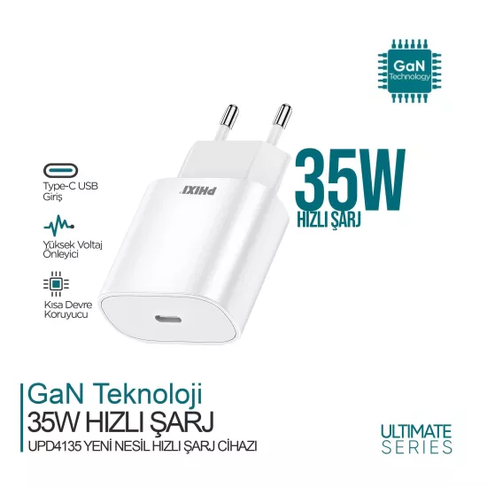 PHİXİ UPD4135 35W PD ADAPTÖR