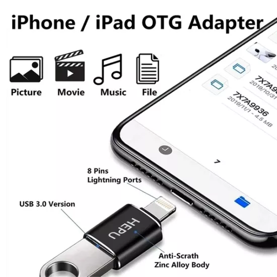 HEPU HP-Z03 USB-A TO LİGHTNİNG DÖNÜŞTÜRÜCÜ