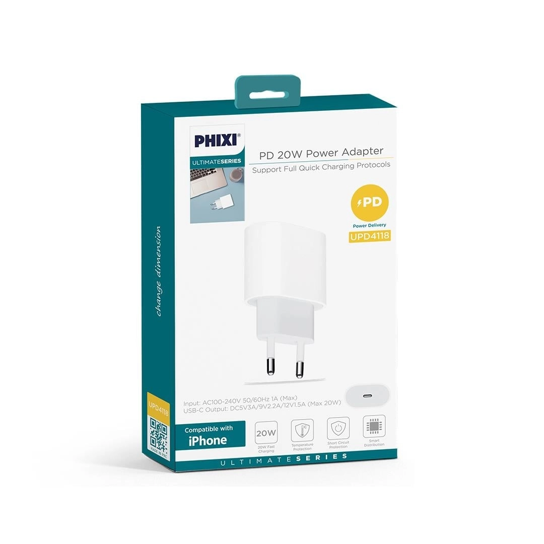PHİXİ UPD4118 20W PD ADAPTÖR