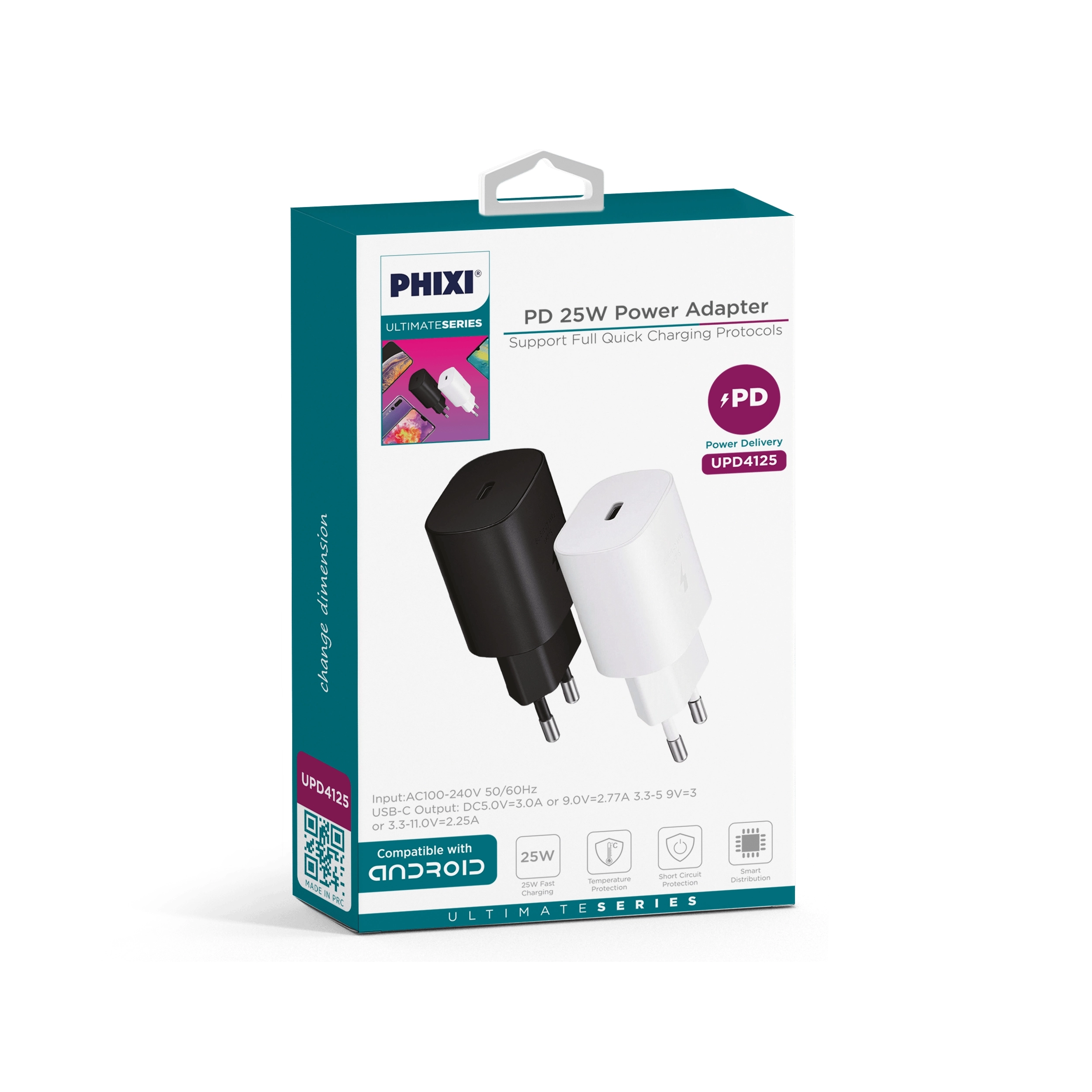 PHİXİ UPD4125 25W PD ADAPTÖR