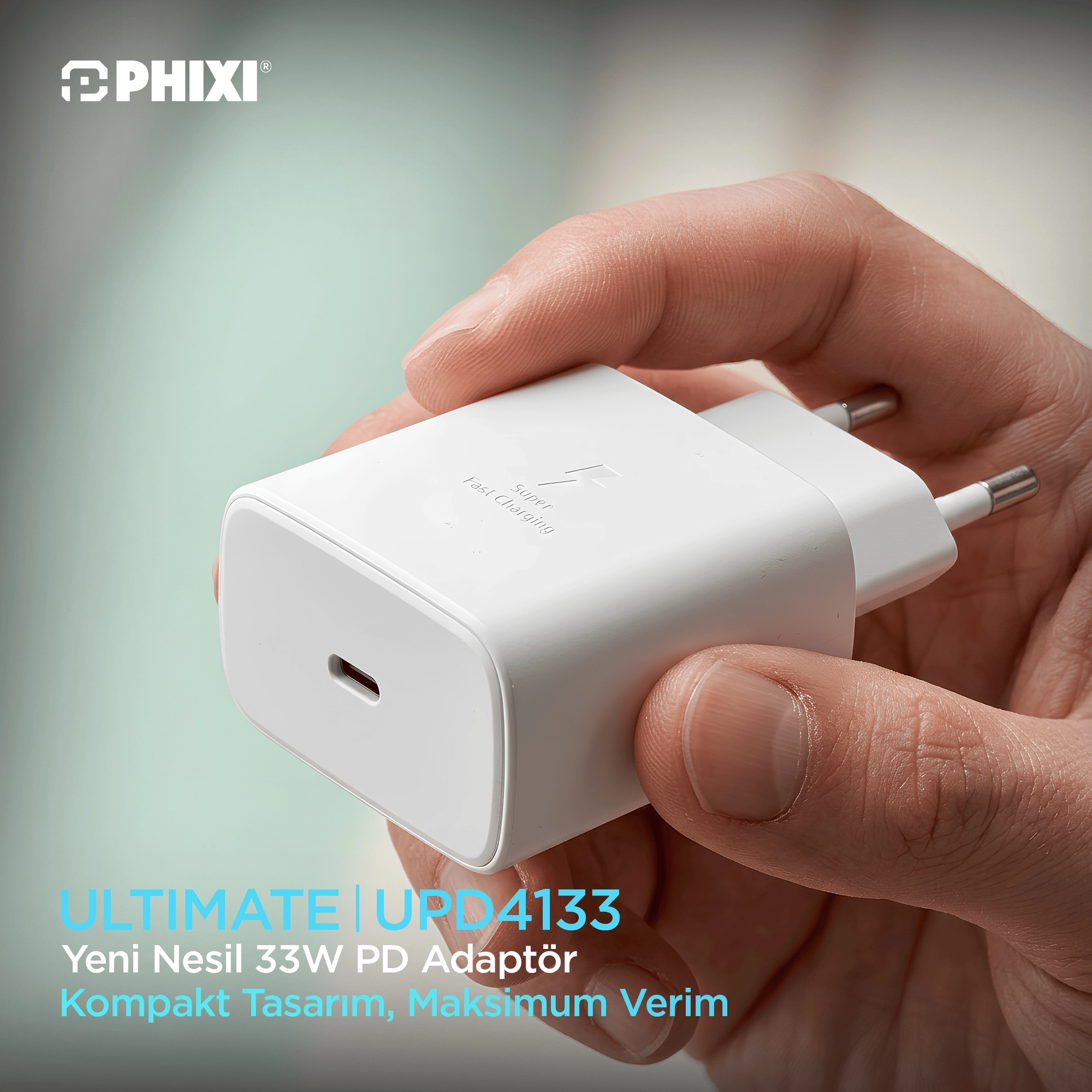 PHİXİ UPD4133 33W PD ADAPTÖR