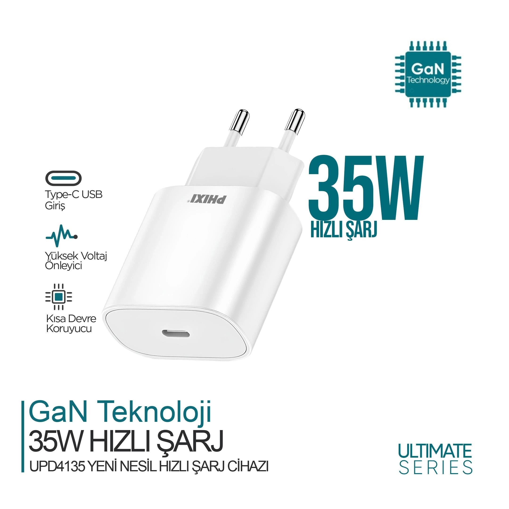 PHİXİ UPD4135 35W PD ADAPTÖR
