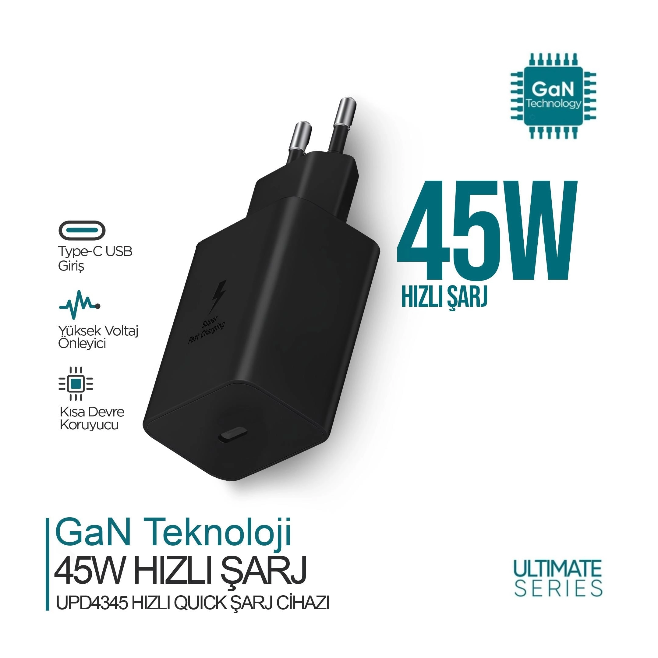 PHİXİ UPD4345 45W PD ADAPTÖR