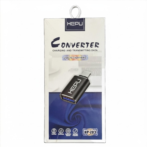 HEPU HP-Z03 USB-A TO LİGHTNİNG DÖNÜŞTÜRÜCÜ